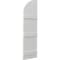 Ekena Millwork Americraft 4-Board (3 Batten) Wood Joined Board-n-Batten Shutters w/ Arch Top, ARW401BQ414X77STH, PR ARW401BQ414X77STH - alternate 3